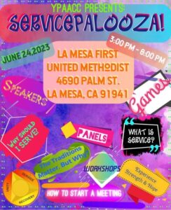 Servicepalooza @ La Mesa first United Methodist church